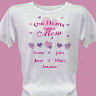 Our Hearts Belong To... Personalized Scoop Neck T-Shirt